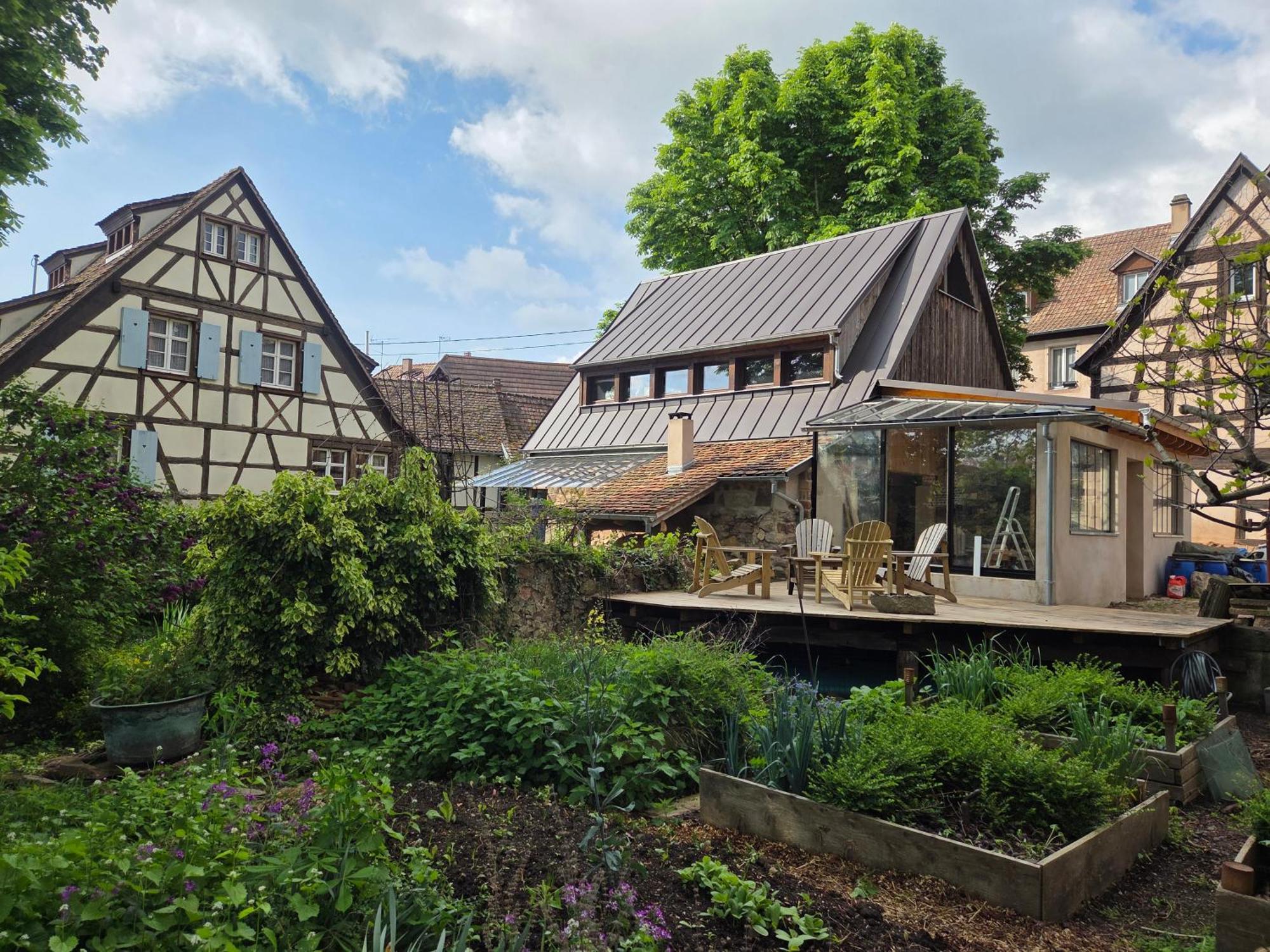 Le Temps Des Cigognes Villa บาร์ ภายนอก รูปภาพ