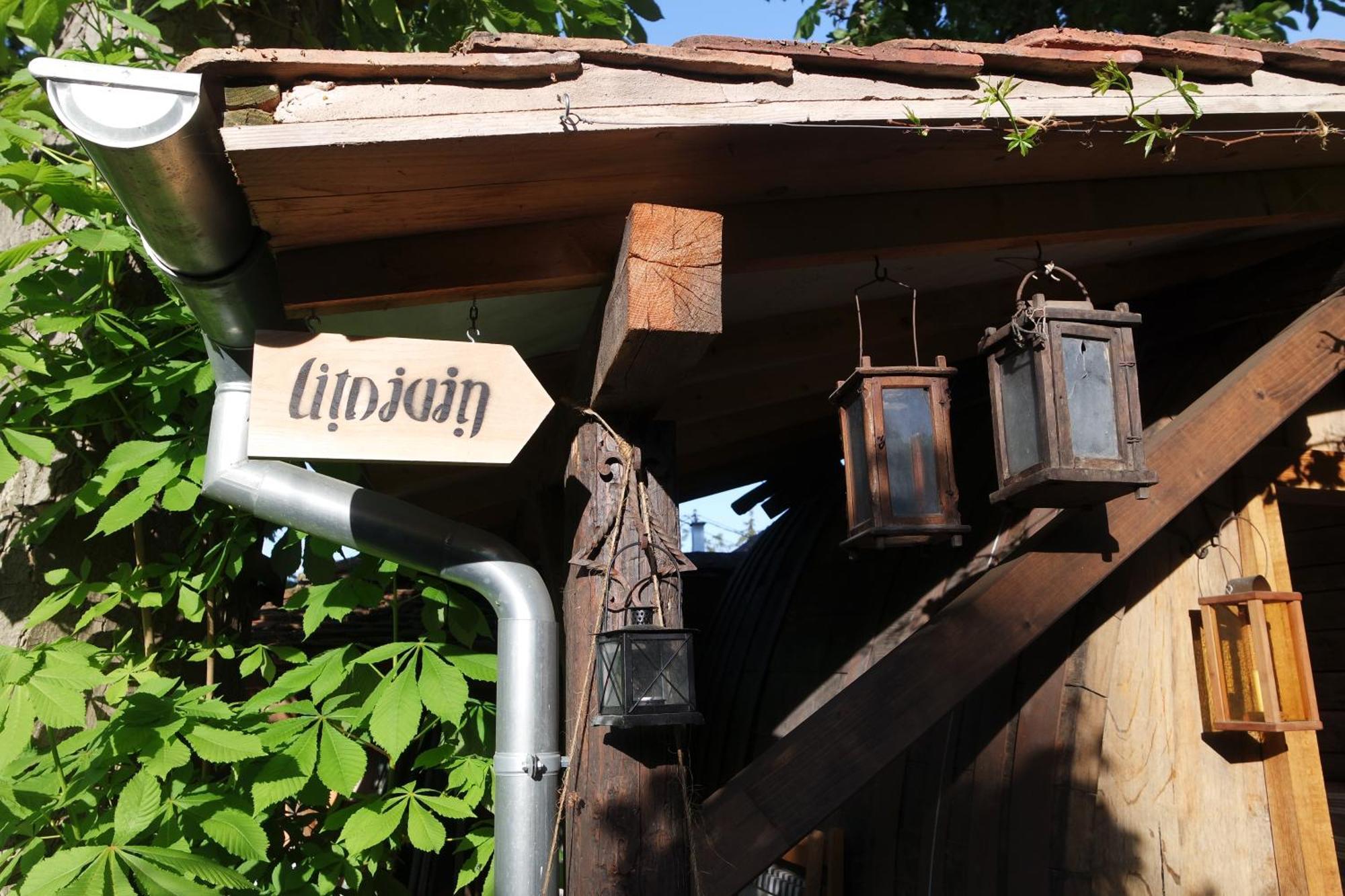 Le Temps Des Cigognes Villa บาร์ ภายนอก รูปภาพ